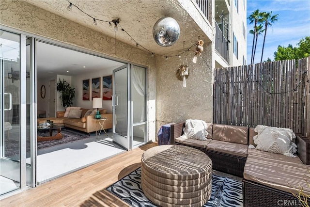 1230 Horn Ave Unit 101, West Hollywood, CA 90069 - view of patio / terrace with outdoor lounge area