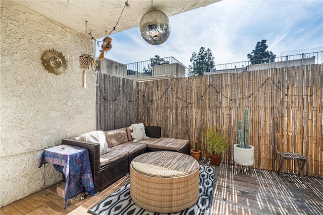 1230 Horn Ave Unit 101, West Hollywood, CA 90069 - view of patio / terrace featuring an outdoor hangout area
