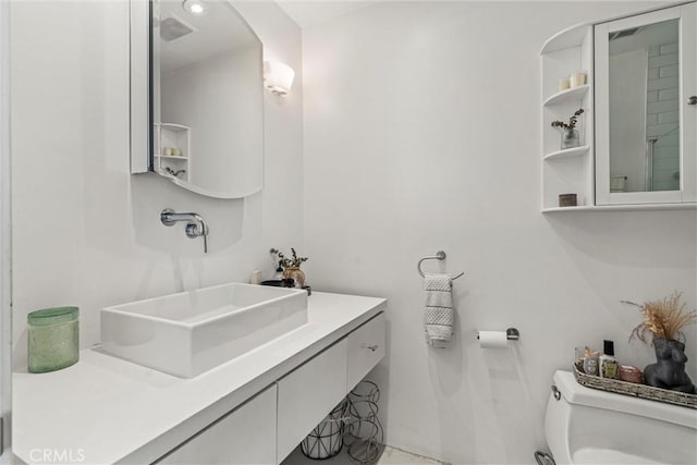 1230 Horn Ave Unit 101, West Hollywood, CA 90069 - bathroom with toilet and vanity