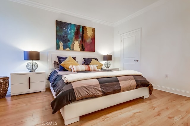 6938 Laurel Canyon Blvd Unit 101, North Hollywood, CA 91605 - bedroom featuring ornamental molding and wood finished floors