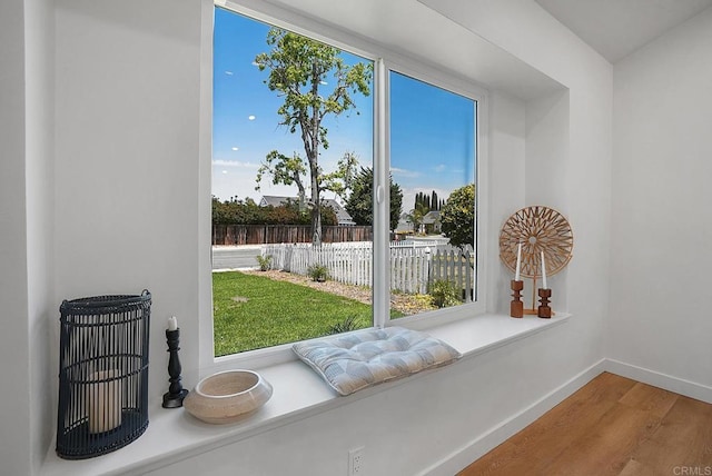 3939 Magnolia Rd, Oceanside, CA 92058 - sitting room with wood finished floors and baseboards
