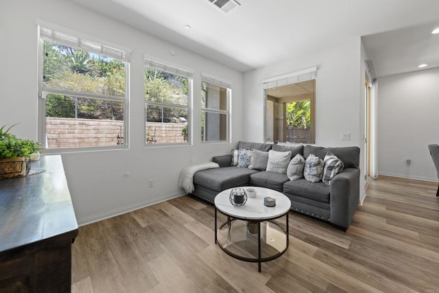 1925 Avenida Senecio Unit 2, Chula Vista, CA 91913 - living area with wood finished floors and recessed lighting