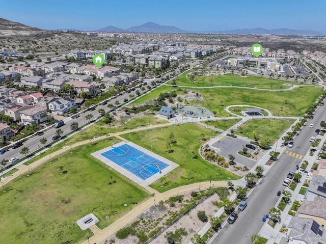 1925 Avenida Senecio Unit 2, Chula Vista, CA 91913 - aerial view of residential area with a mountain backdrop