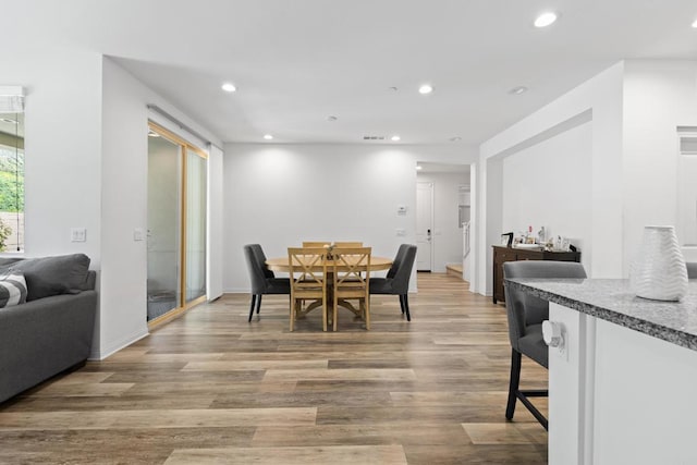 1925 Avenida Senecio Unit 2, Chula Vista, CA 91913 - dining room featuring recessed lighting and light wood-style floors