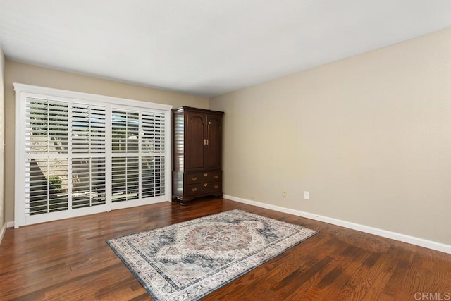 2072 Golden Circle Dr, Escondido, CA 92026 - empty room with dark wood-type flooring