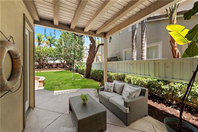 507 Corte Del Oro, San Clemente, CA 92673 - view of patio / terrace with outdoor lounge area