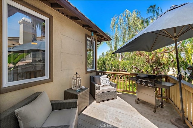 507 Corte Del Oro, San Clemente, CA 92673 - wooden terrace with a grill