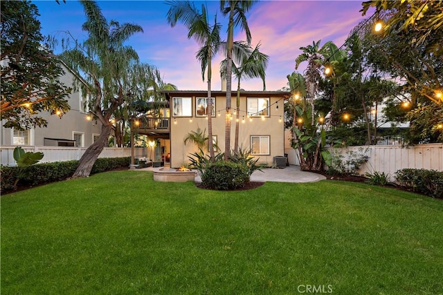 507 Corte Del Oro, San Clemente, CA 92673 - rear view of property featuring a balcony, stucco siding, and a patio