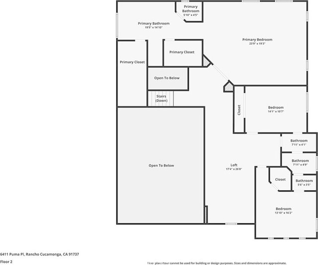 6411 Puma Pl, Rancho Cucamonga, CA 91737 - view of property floor plan