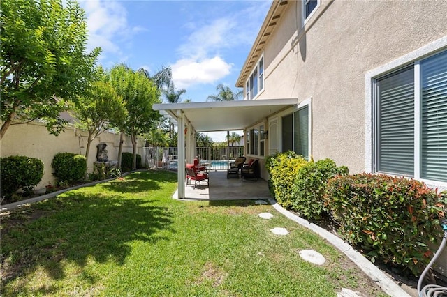 6411 Puma Pl, Rancho Cucamonga, CA 91737 - fenced backyard with a patio area