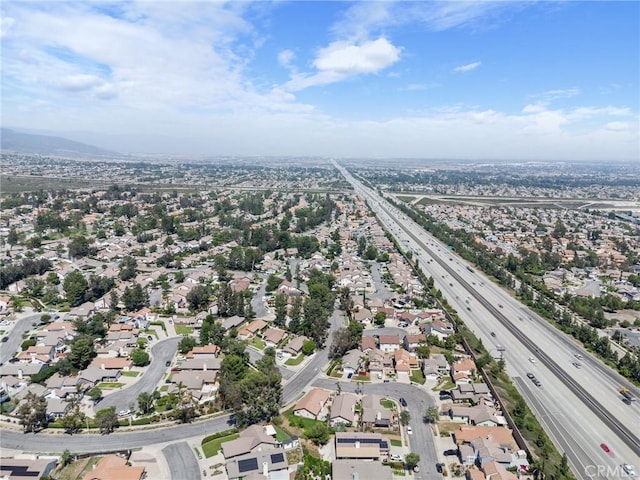 6411 Puma Pl, Rancho Cucamonga, CA 91737 - aerial view of property and surrounding area with nearby suburban area