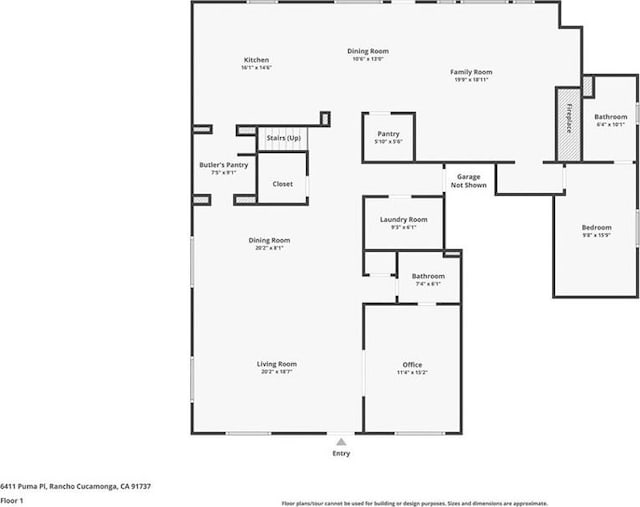 6411 Puma Pl, Rancho Cucamonga, CA 91737 - view of room layout