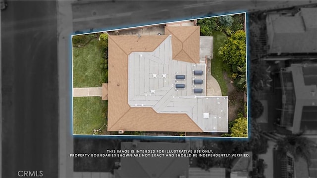 12319 Aneta St, Culver City, CA 90230 - aerial view of property's location with property boundaries highlighted