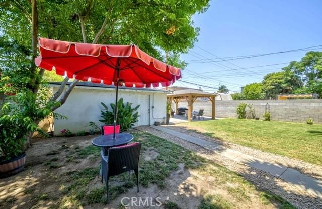 7933 Washington Ave, Whittier, CA 90602 - view of yard featuring a gazebo