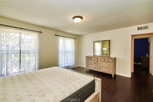 535 W Duarte Rd Unit 14, Arcadia, CA 91007 - bedroom featuring baseboards and dark wood-style floors