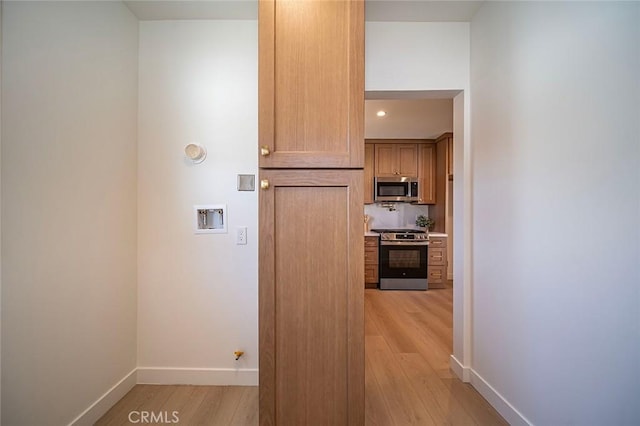 1951 Wagner St, Pasadena, CA 91107 - hallway with light wood finished floors and recessed lighting
