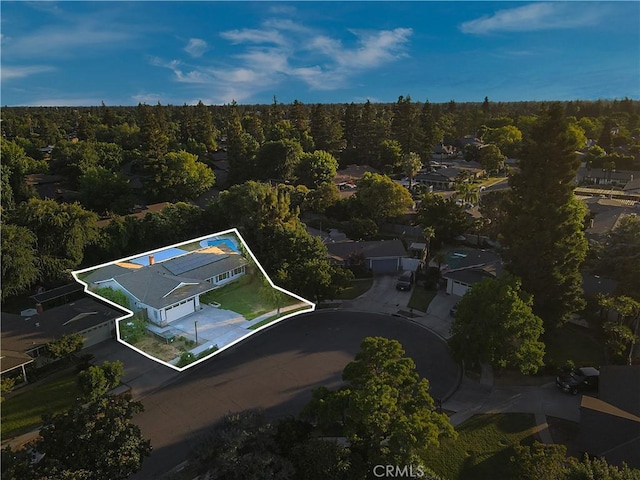 6330 N Wilson Ave, Fresno, CA 93704 - view of property location with property parcel outlined and nearby suburban area