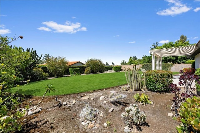 9211 Regency Way, Rancho Cucamonga, CA 91701 - view of green lawn featuring a pergola