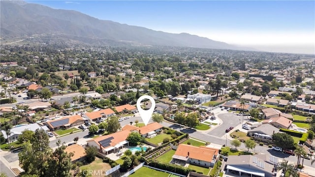9211 Regency Way, Rancho Cucamonga, CA 91701 - aerial perspective of suburban area with a mountainous background