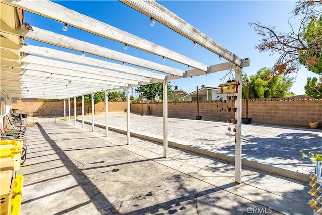 43657 21st St W, Lancaster, CA 93536 - fenced backyard featuring a pergola and a patio area