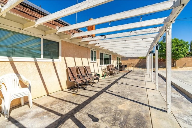 43657 21st St W, Lancaster, CA 93536 - fenced backyard featuring a pergola and a patio