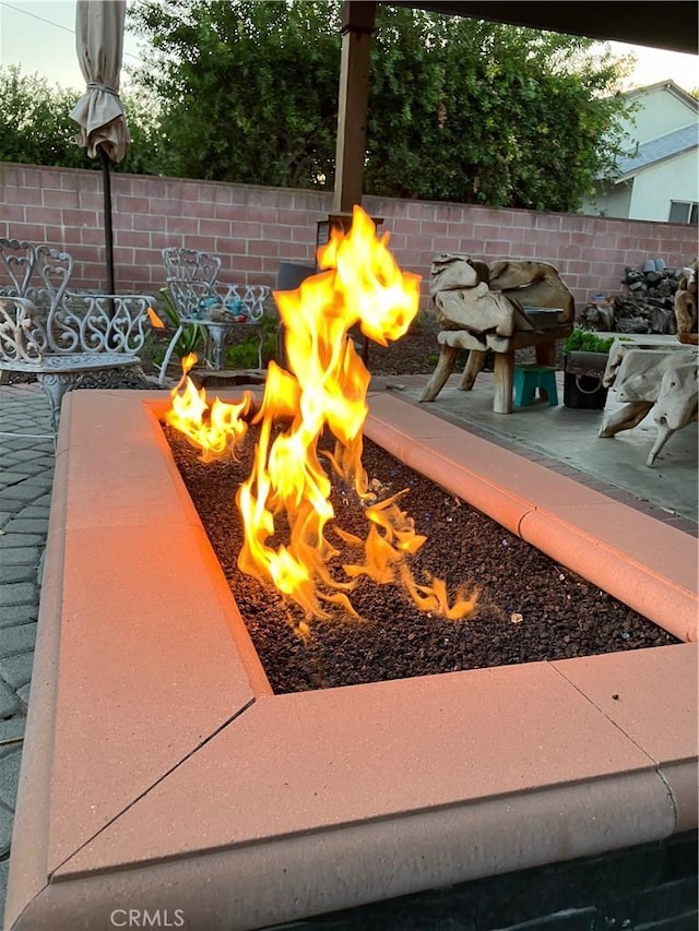 6914 Andasol Ave, Lake Balboa, CA 91406 - exterior view of an outdoor fire pit