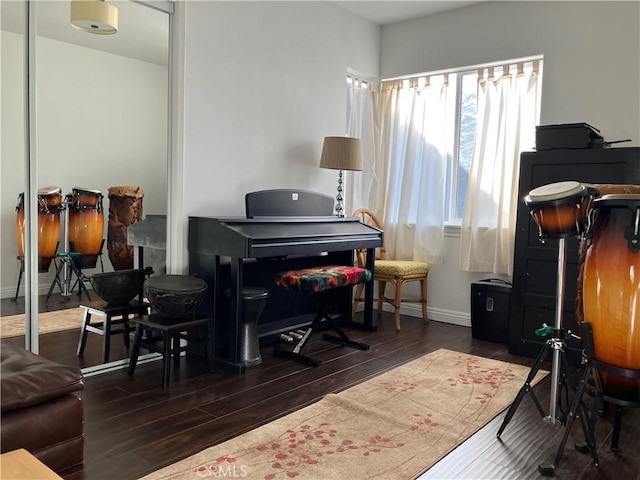 6914 Andasol Ave, Van Nuys, CA 91406 - home office with wood finished floors and baseboards