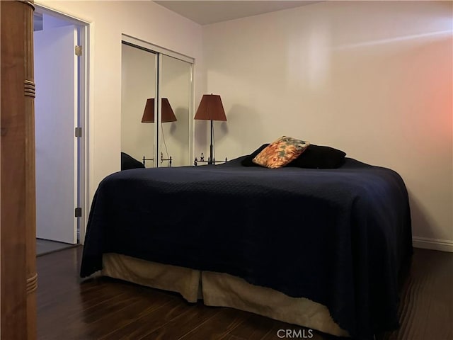 6914 Andasol Ave, Van Nuys, CA 91406 - bedroom featuring wood finished floors and a closet