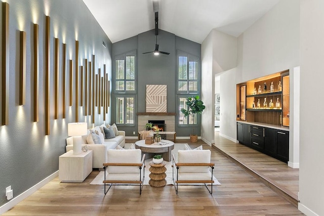 245 S Via Montanera, Anaheim Hills, CA 92807 - building lobby with high vaulted ceiling and beam ceiling