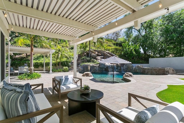 245 S Via Montanera, Anaheim Hills, CA 92807 - view of patio with outdoor lounge area