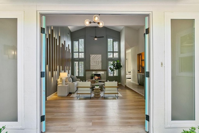 245 S Via Montanera, Anaheim Hills, CA 92807 - community lobby featuring vaulted ceiling