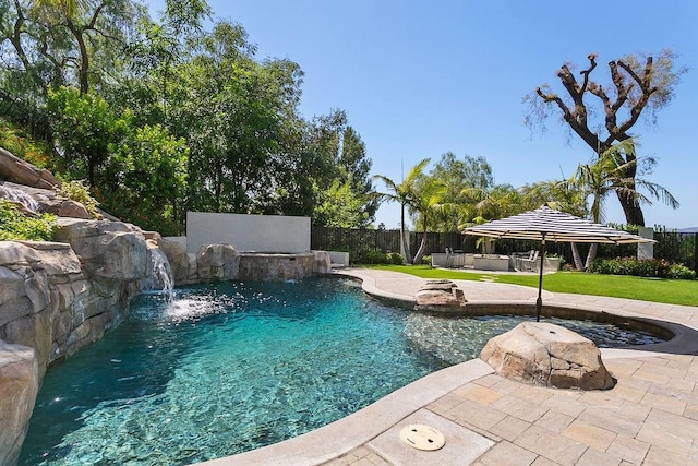 245 S Via Montanera, Anaheim Hills, CA 92807 - view of pool with a patio and a gazebo