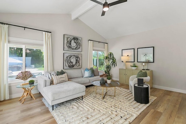 245 S Via Montanera, Anaheim Hills, CA 92807 - living area featuring light wood finished floors and a ceiling fan
