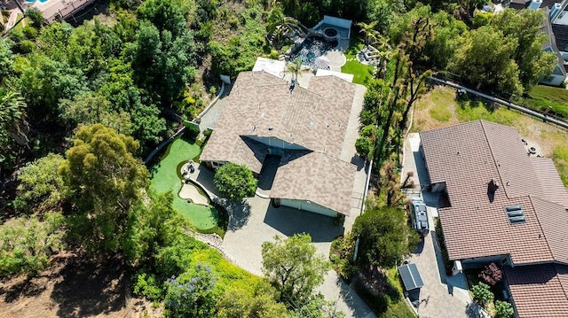 245 S Via Montanera, Anaheim Hills, CA 92807 - view from above of property