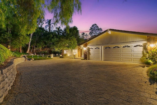 245 S Via Montanera, Anaheim Hills, CA 92807 - garage with decorative driveway