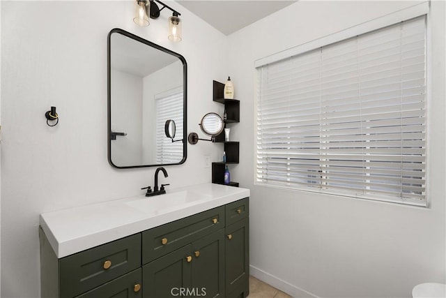 11521 Double Eagle Dr, Whittier, CA 90604 - bathroom featuring vanity and baseboards
