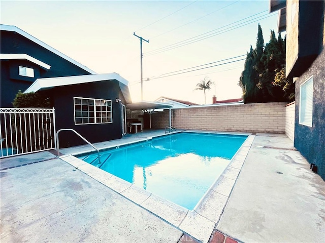 11521 Double Eagle Dr, Whittier, CA 90604 - community pool featuring a fenced backyard and a patio area