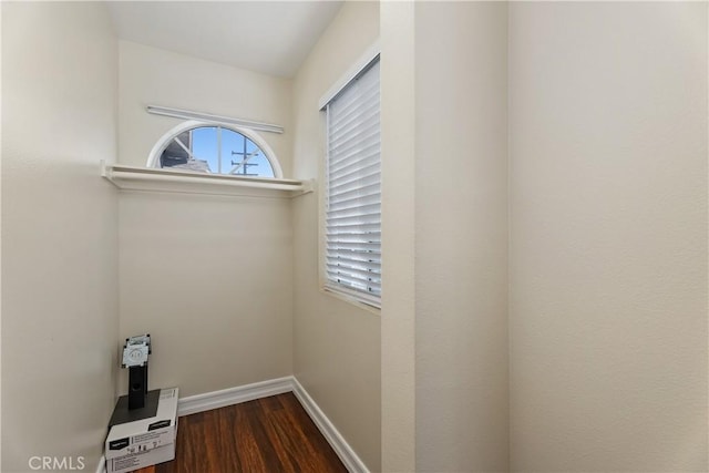 11521 Double Eagle Dr, Whittier, CA 90604 - interior space featuring dark wood finished floors and baseboards
