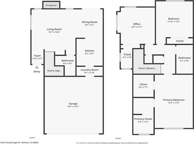 11521 Double Eagle Dr, Whittier, CA 90604 - view of room layout