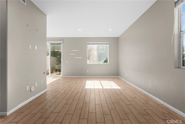 7600 N Courage Way, Van Nuys, CA 91405 - spare room with light wood-style flooring