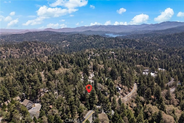 26251 Alpine Ln, Twin Peaks, CA 92391 - aerial view of a forest and mountains