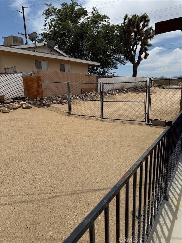 7395 Sage Ave, Yucca Valley, CA 92284 - view of yard with a gate