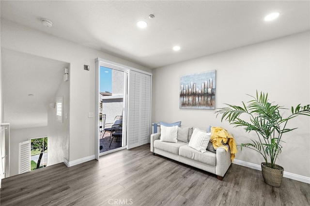 811 Larkridge, Irvine, CA 92618 - living area with wood finished floors and recessed lighting