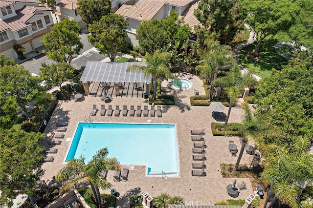 811 Larkridge, Irvine, CA 92618 - view of subject property with a pool