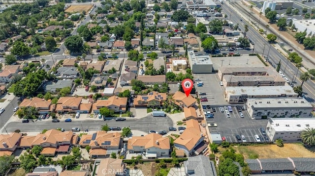 15521 Sandra Ln, Sylmar, CA 91342 - aerial overview of property's location featuring nearby suburban area