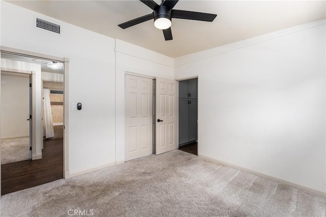 14137 Viburnum Dr, Whittier, CA 90604 - unfurnished bedroom featuring carpet floors and ceiling fan