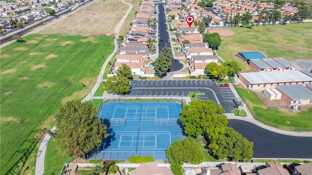 15965 Peach Tree Ln, Fontana, CA 92337 - aerial overview of property's location with nearby suburban area