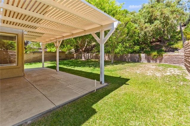 2311 Gillingham Cir, Thousand Oaks, CA 91362 - fenced backyard featuring a pergola and a patio