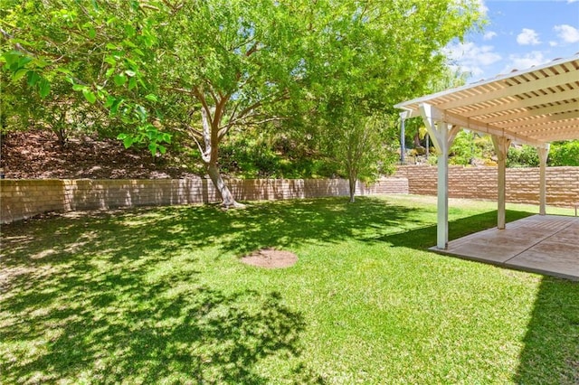 2311 Gillingham Cir, Thousand Oaks, CA 91362 - fenced backyard with a pergola and a patio area