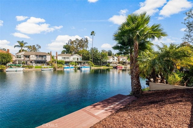 22627 Lakeside Ln, Lake Forest, CA 92630 - dock area featuring a water view and a residential view